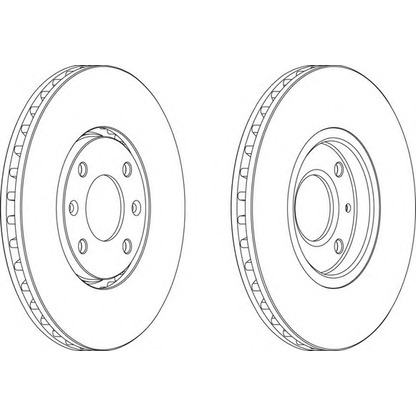 Photo Brake Disc FERODO DDF841