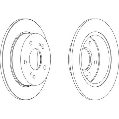 Photo Brake Disc FERODO DDF863