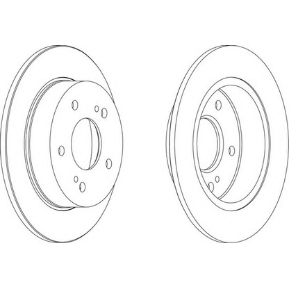 Photo Brake Disc FERODO DDF863