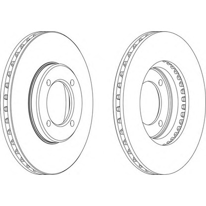 Photo Brake Disc FERODO DDF935