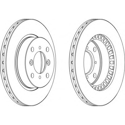 Photo Brake Disc FERODO DDF978