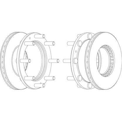 Photo Brake Disc FERODO FCR107A