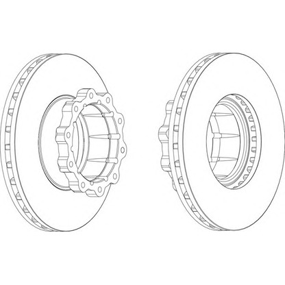 Фото Тормозной диск FERODO FCR120A