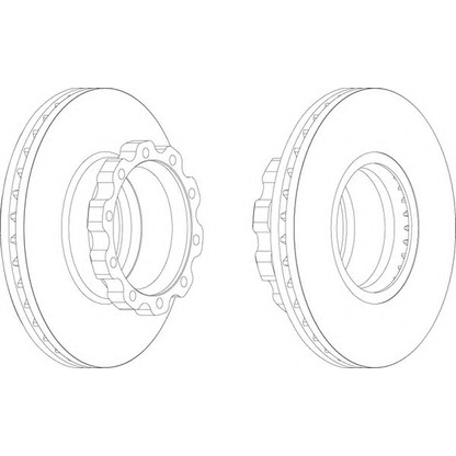 Фото Тормозной диск FERODO FCR160A