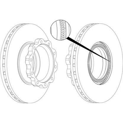 Фото Тормозной диск FERODO FCR161A