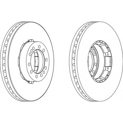 Фото Тормозной диск FERODO FCR185A