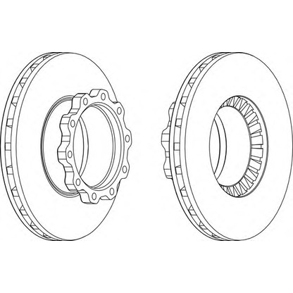 Zdjęcie Tarcza hamulcowa FERODO FCR192A