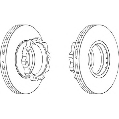 Photo Brake Disc FERODO FCR215A