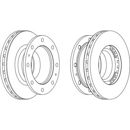 Фото Тормозной диск FERODO FCR238A