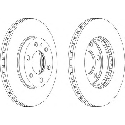 Фото Тормозной диск FERODO FCR314A