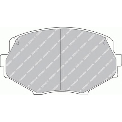 Photo Brake Pad Set, disc brake FERODO FSL1011