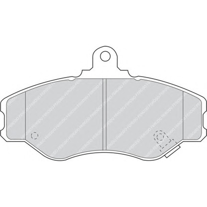 Photo Brake Pad Set, disc brake FERODO FSL1014