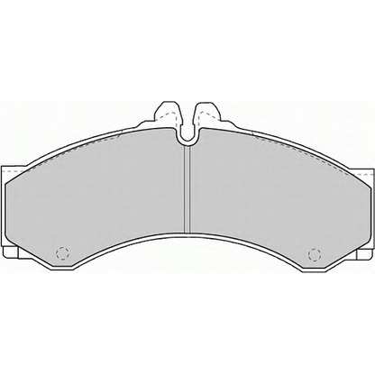 Фото Комплект тормозных колодок, дисковый тормоз FERODO FSL1043