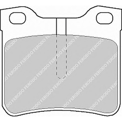 Photo Brake Pad Set, disc brake FERODO FSL1044