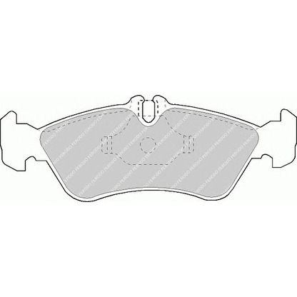 Photo Brake Pad Set, disc brake FERODO FSL1045