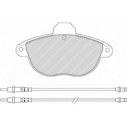 Photo Brake Pad Set, disc brake FERODO FSL1069