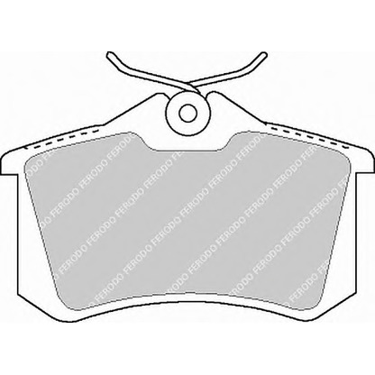 Photo Brake Pad Set, disc brake FERODO FSL1083