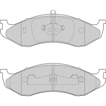 Zdjęcie Zestaw klocków hamulcowych, hamulce tarczowe FERODO FSL1267