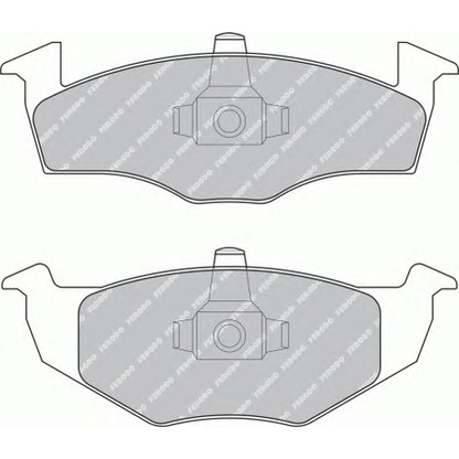 Photo Brake Pad Set, disc brake FERODO FSL1288