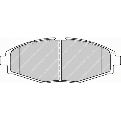 Photo Brake Pad Set, disc brake FERODO FSL1337