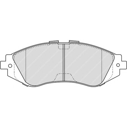 Photo Brake Pad Set, disc brake FERODO FSL1369