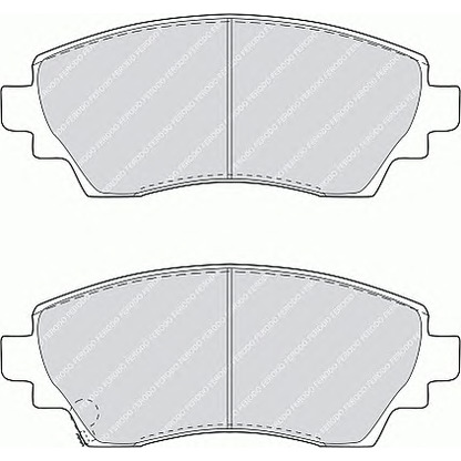 Foto Juego de pastillas de freno FERODO FSL1391