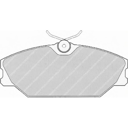 Фото Комплект тормозных колодок, дисковый тормоз FERODO FSL1420