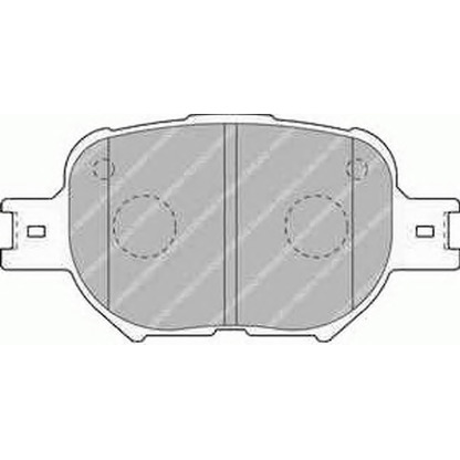 Photo Brake Pad Set, disc brake FERODO FSL1528