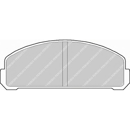 Photo Brake Pad Set, disc brake FERODO FSL153