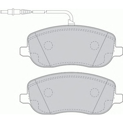 Photo Brake Pad Set, disc brake FERODO FSL1556