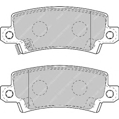 Foto Bremsbelagsatz, Scheibenbremse FERODO FSL1574
