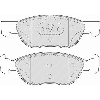 Zdjęcie Zestaw klocków hamulcowych, hamulce tarczowe FERODO FSL1651