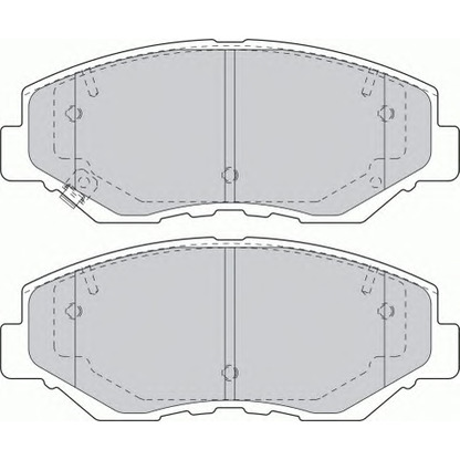 Photo Brake Pad Set, disc brake FERODO FSL1658