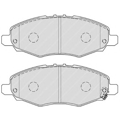 Фото Комплект тормозных колодок, дисковый тормоз FERODO FSL1836