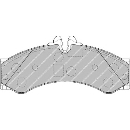 Zdjęcie Zestaw klocków hamulcowych, hamulce tarczowe FERODO FSL1879