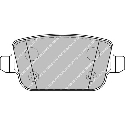 Photo Brake Pad Set, disc brake FERODO FSL1933