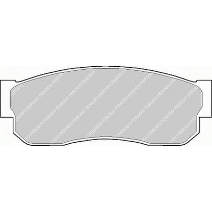 Фото Комплект тормозных колодок, дисковый тормоз FERODO FSL293