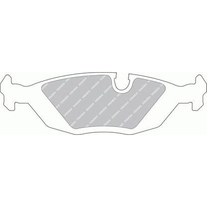 Photo Brake Pad Set, disc brake FERODO FSL296