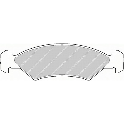 Photo Brake Pad Set, disc brake FERODO FSL365