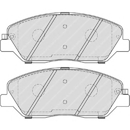 Photo Brake Pad Set, disc brake FERODO FSL4111