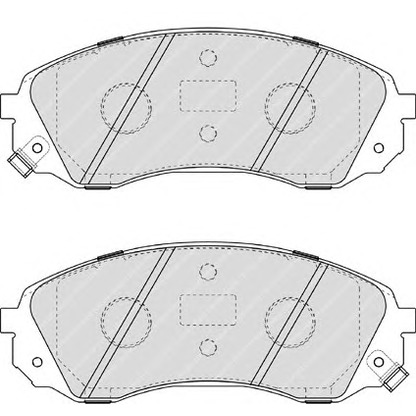 Photo Brake Pad Set, disc brake FERODO FSL4113