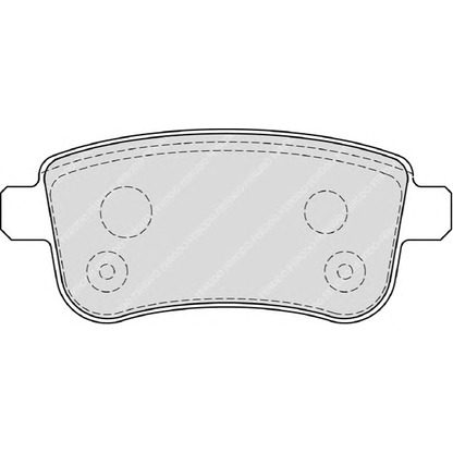 Photo Brake Pad Set, disc brake FERODO FSL4182