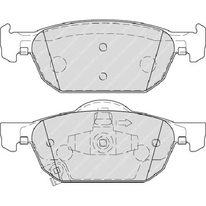 Photo Brake Pad Set, disc brake FERODO FSL4269