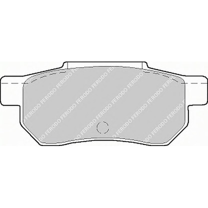 Photo Kit de plaquettes de frein, frein à disque FERODO FSL472