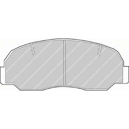 Photo Brake Pad Set, disc brake FERODO FSL532