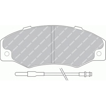 Photo Brake Pad Set, disc brake FERODO FSL534