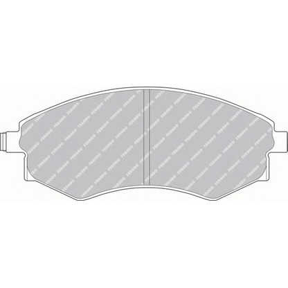 Photo Brake Pad Set, disc brake FERODO FSL600