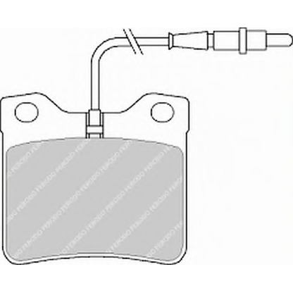 Photo Brake Pad Set, disc brake FERODO FSL619