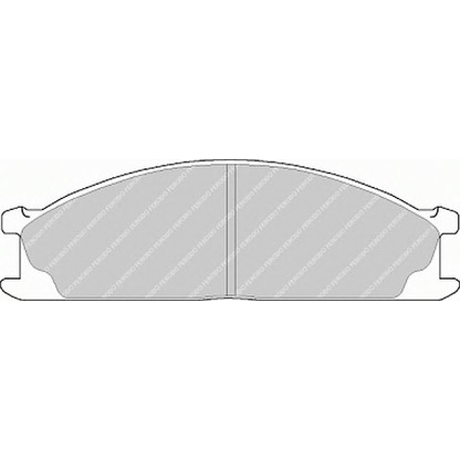 Photo Brake Pad Set, disc brake FERODO FSL641