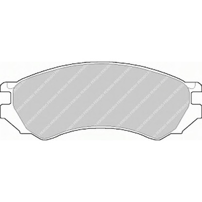 Фото Комплект тормозных колодок, дисковый тормоз FERODO FSL667